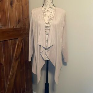 Shape Drape Faux Suede Jacket